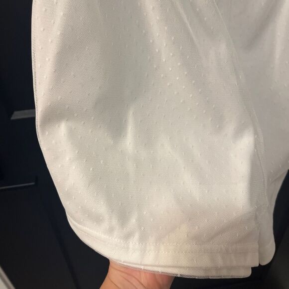 NWT Lulu's White Romper with Tulle Accents Bridal/Graduation Size Small - Picture 3 of 6